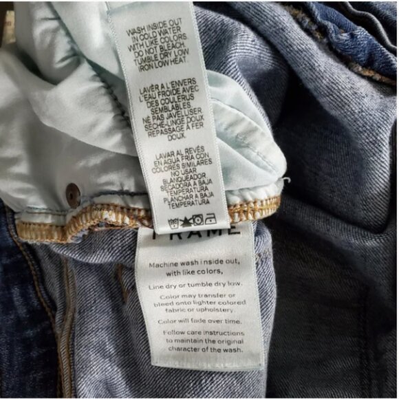 Frame Le High Straight Center Seam Ankle Jeans in Sandpiper - Picture 9 of 9